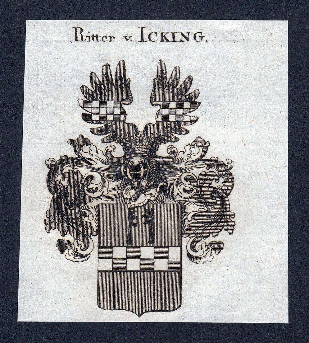 Ritter v. Icking Icking Wappen Adel coat of arms Ritter v. Icking Icking Wappen Adel coat of arms