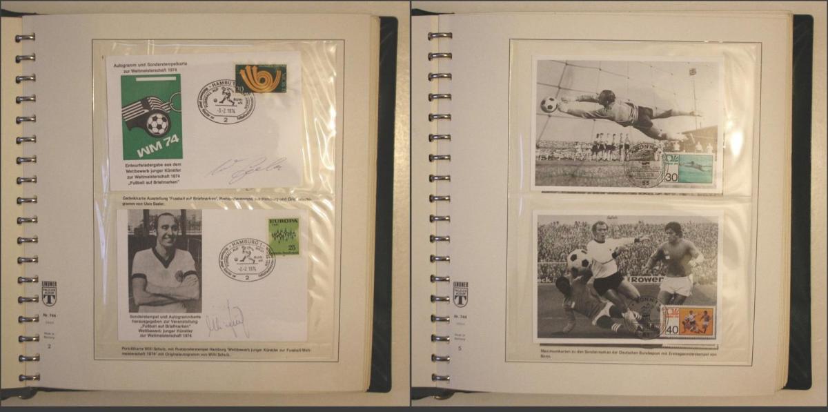 FußballWeltmeisterschaft 1974 in Deutschland. Marken
