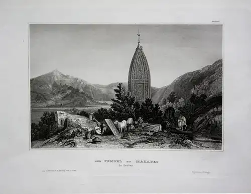 Der Tempel zu Mahadeo in Indien - Mahadeo Hills Madhya Pradesh Tempel temple India Indien Asia Asien Ansicht S