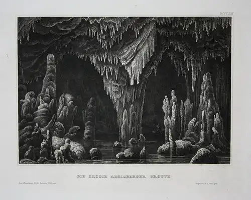 Die Grosse Adelsberger Grotte - Höhlen von Postojna Grotte di Postumia Postojnska jama Slowenien Slovenia Ansi