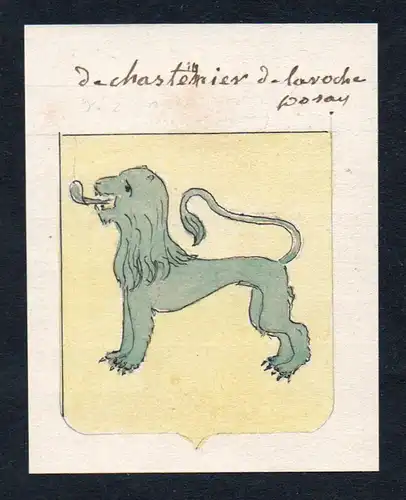 de chastenir de laroche posay - La Roche-Posay Vienne Frankreich France Wappen Adel coat of arms heraldry Hera