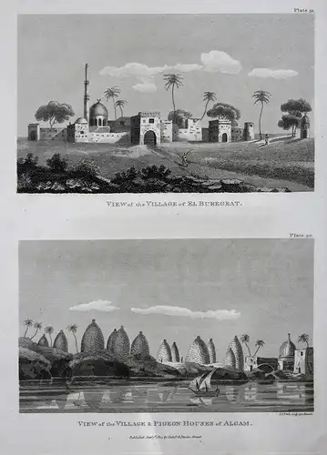 View of the Village of El Buregeat / View of the Village & Pigeon Houses of Algam - Algam Alexandria Egypt Ägy