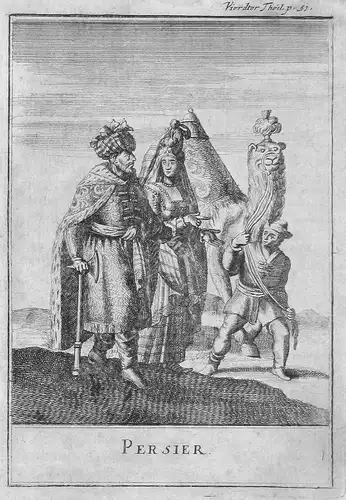 Persier - Iran Persien Asien Asia Asie Trachten Kostüme costumes Kupferstich engraving