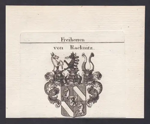 Freiherren von Racknitz - Racknitz Heinsheim Steiermark Österreich Austria Wappen Adel coat of arms heraldry H