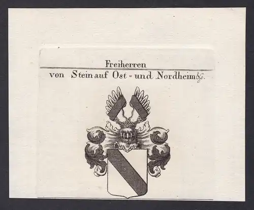 Freiherren von Stein auf Ost- und Nordheim &c. - Stein Ostheim Nordheim Bayern Wappen Adel coat of arms herald