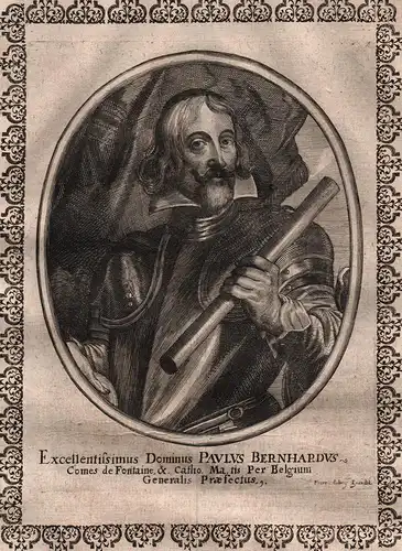 Paulus Bernhardus... - Paul Bernard de Fontaine   incisione copper   gravure