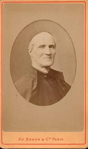 Pierre Jean Beckx (1795-1887) - Jesuit Jesuiten Portrait CDV Foto Photo vintage