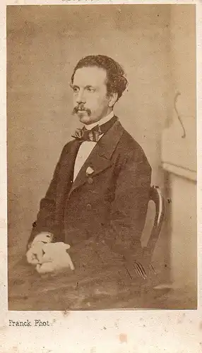 François d'Assise de Bourbon (1822-1902) - Francisco de Asis König king rey Spain Spanien Espana CDV Foto Phot