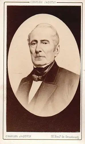 Alphonse de Lamartine (1790-1869) - Schriftsteller writer ecrivain Politiker politician politicien Portrait CD
