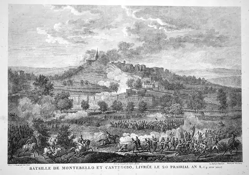 Bataille de Montebello et Casteggio, Livree le 20 Prairial an 8, (9 Juin 1800) - Montebello della Battaglia Ca