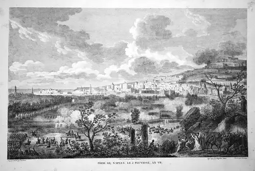 Prise de Naples, le 2 Pluviose, an VII - Neapel Napoli Naples Italien Italia Italy Napoleon Schlacht battaglia