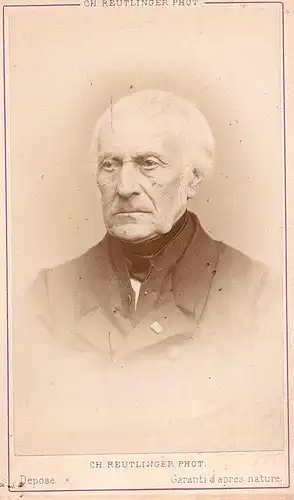 François Guizot (1787-1874) - Politiker politicien politician CDV Foto Photo vintage