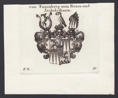von Enzenberg zum Frieen und Jöchelsthurm - Enzenberg Jöchelsthurn Tirol Wappen Adel coat of arms heraldry Her