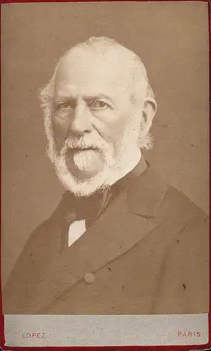 Henri Martin (1810-1883) - Historiker historian Politiker politician politicien CDV Foto Photo vintage