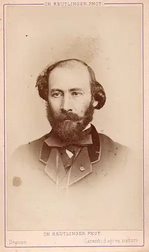 Octave Feuillet (1821-1890) - Schriftsteller writer ecrivain Portrait CDV Foto Photo vintage