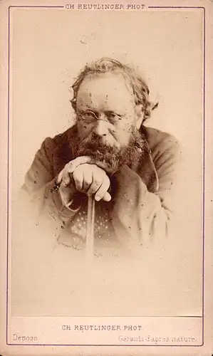 Pierre-Joseph Proudhon (1809-1865) - Ökonom economist Soziologe sociologist Politiker politicien politician Po