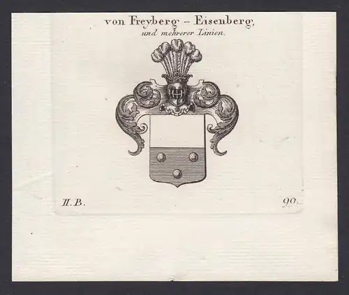 von Freyberg-Eisenberg, und mehrerer Linien - Freyberg-Eisenberg Freyberg Schwaben Wappen Adel coat of arms he