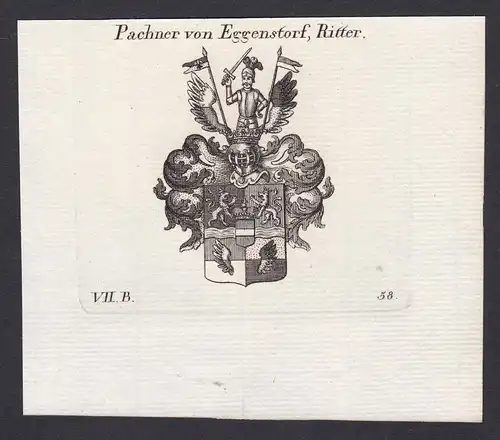 Pachner von Eggenstorf, Ritter - Franz Joseph von Pachner Ritter Wappen Adel coat of arms heraldry Heraldik Ku