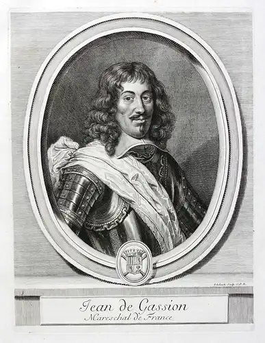 Jean de Gassion - Jean de Gassion marechal Marschall President Navarre Portrait Kupferstich engraving