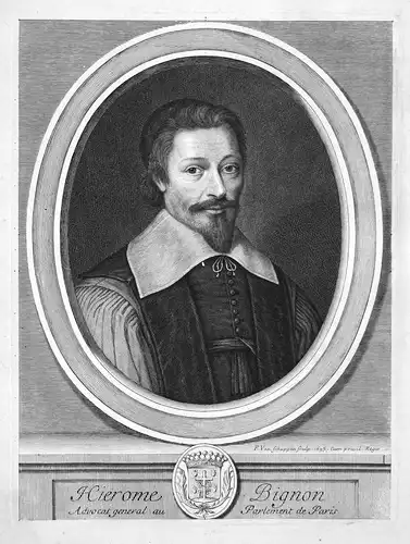 Hierome Bignon - Hierome Bignon Generalanwalt General avocat general général Portrait Kupferstich engraving