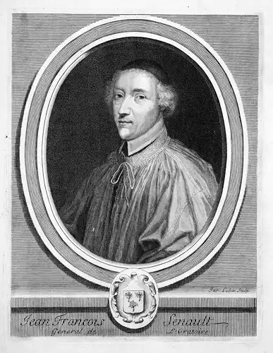 Jean Francois Senault -  Jean-François Senault Philosoph philosopher philosophe Portrait Kupferstich engraving