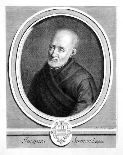 Jacques Sirmond - Jacques Sirmond Jesuit jesuite Gelehrter savant jésuite Portrait Kupferstich engraving