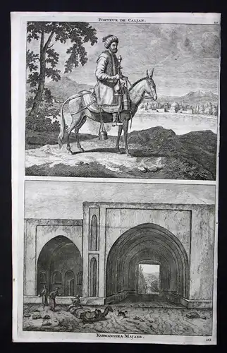 Porteur de Caljan / Karwansera Majaer - Porteur de Caljan tobacco carrier Tabak tabac caravanserai Karawansere