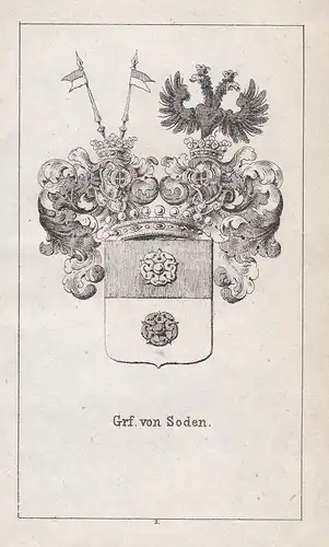 Grf. von Soden - Soden Niedersachsen Franken Franconia Wappen heraldry Heraldik coat of arms Adel