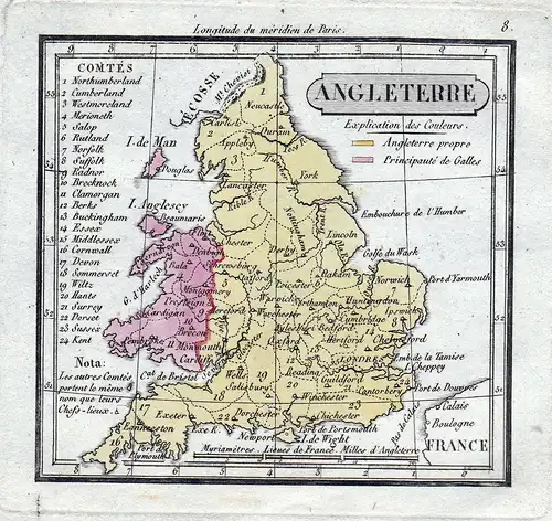 Angleterre - England Great Britain United Kingdom Ireland Scotland Wales Großbritannien Schottland counties Ka