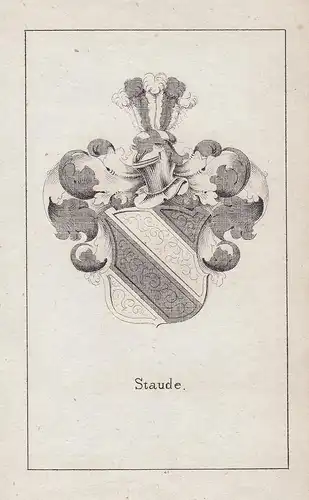 Staude - Staude Wappen heraldry Heraldik coat of arms Adel