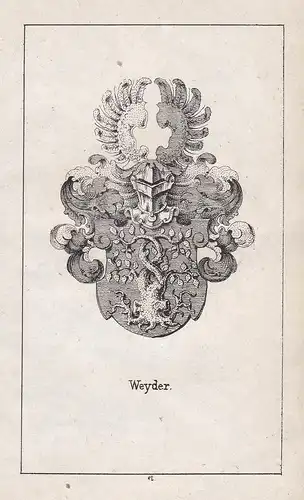 Weyder - Weyder Wappen heraldry Heraldik coat of arms Adel
