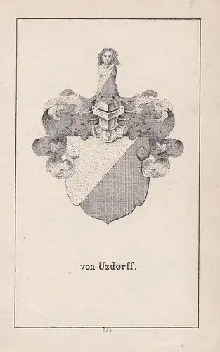 von Uzdorff - Uzdorff Uzdorf Wappen heraldry Heraldik coat of arms Adel