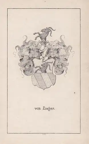 von Zieger - Zieger Wappen heraldry Heraldik coat of arms Adel
