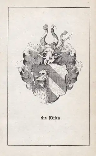 die Kühn - Kühn Kuehn Wappen heraldry Heraldik coat of arms Adel