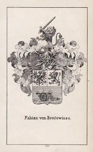 Fabian von Breitewiese - Fabian Breitewiese Wappen heraldry Heraldik coat of arms Adel