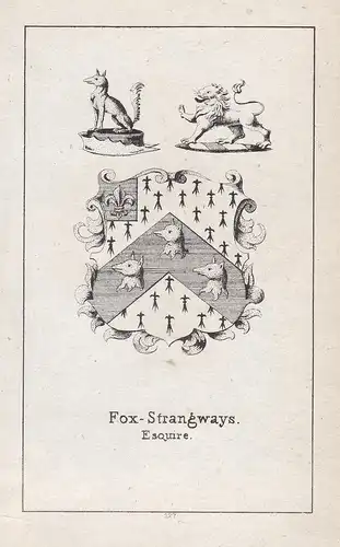 Fox-Strangways. Esquire - Stephen Fox-Strangways Esquire England Great Britain Wappen heraldry Heraldik coat o