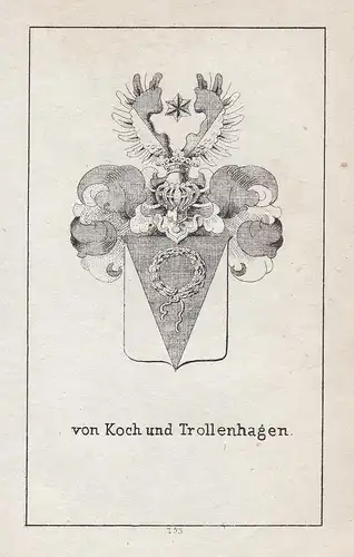von Koch und Trollenhagen - Trollenhagen Koch Deutschland Germany Wappen heraldry Heraldik coat of arms Adel