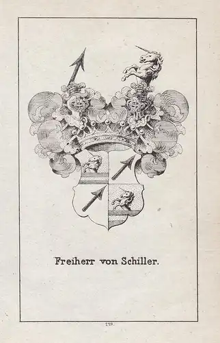 Freiherr von Schiller - Schiller Deutschland Germany Wappen heraldry Heraldik coat of arms Adel