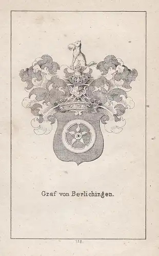 Graf von Berlichingen - Berlichingen Baden-Württemberg Wappen heraldry Heraldik coat of arms Adel