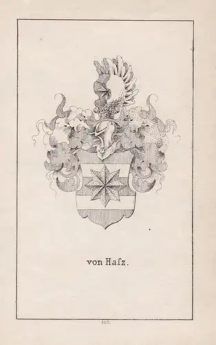 die Hasz - Hasz Haß Wappen heraldry Heraldik coat of arms Adel