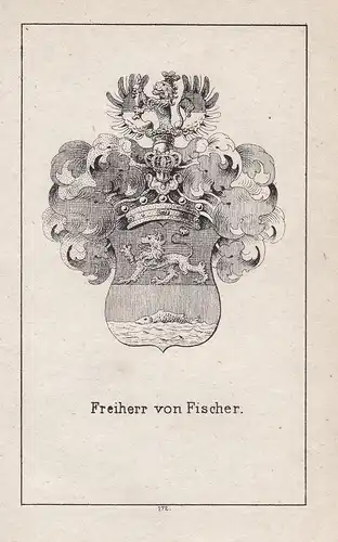 Freiherr von Fischer - Fischer Deutschland Germany Wappen heraldry Heraldik coat of arms Adel