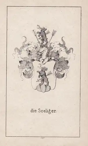 Die Seeliger - Seeliger Wappen heraldry Heraldik coat of arms Adel