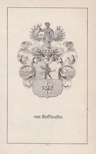 von Hoffmann - Hoffmann Hofmann Wappen heraldry Heraldik coat of arms Adel