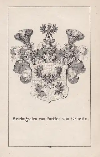 Reichsgrafen von Pückler von Groditz - Pückler Schlesien Silesia Gröditz Wappen heraldry Heraldik coat of arms