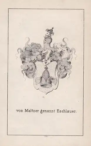 von Meltzer genannt Eschlauer - Meltzer Eschlauer Melzer Wappen heraldry Heraldik coat of arms Adel