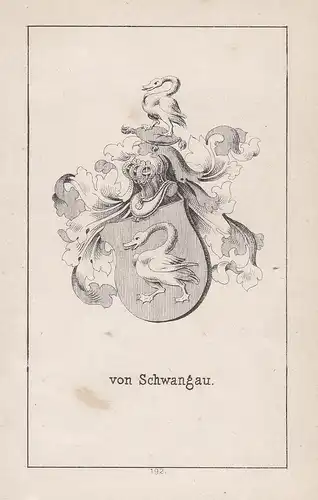 von Schwangau - Schwangau Bayern Bavaria Schwaben Swabia Wappen heraldry Heraldik coat of arms Adel
