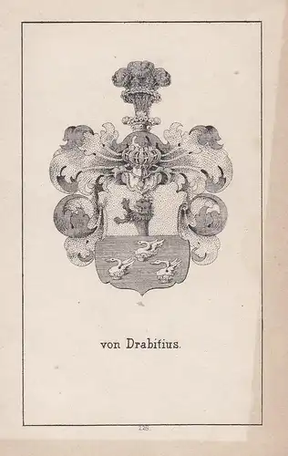 von Drabitius - Drabitius Wappen heraldry Heraldik coat of arms Adel