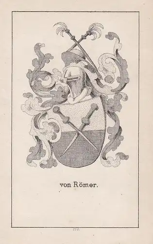 von Römer - Römer Meißen Meissen Wappen heraldry Heraldik coat of arms Adel