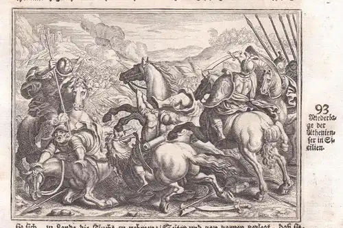 Niederlage der Athenienser in Sicilien - Athen Athens Sicilia Sicily Sizielien Schlacht battle