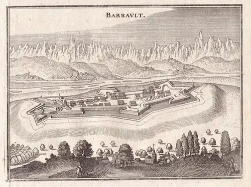 Barrault - Barraux Isere Auvergne-Rhone-Alpes gravure estampe